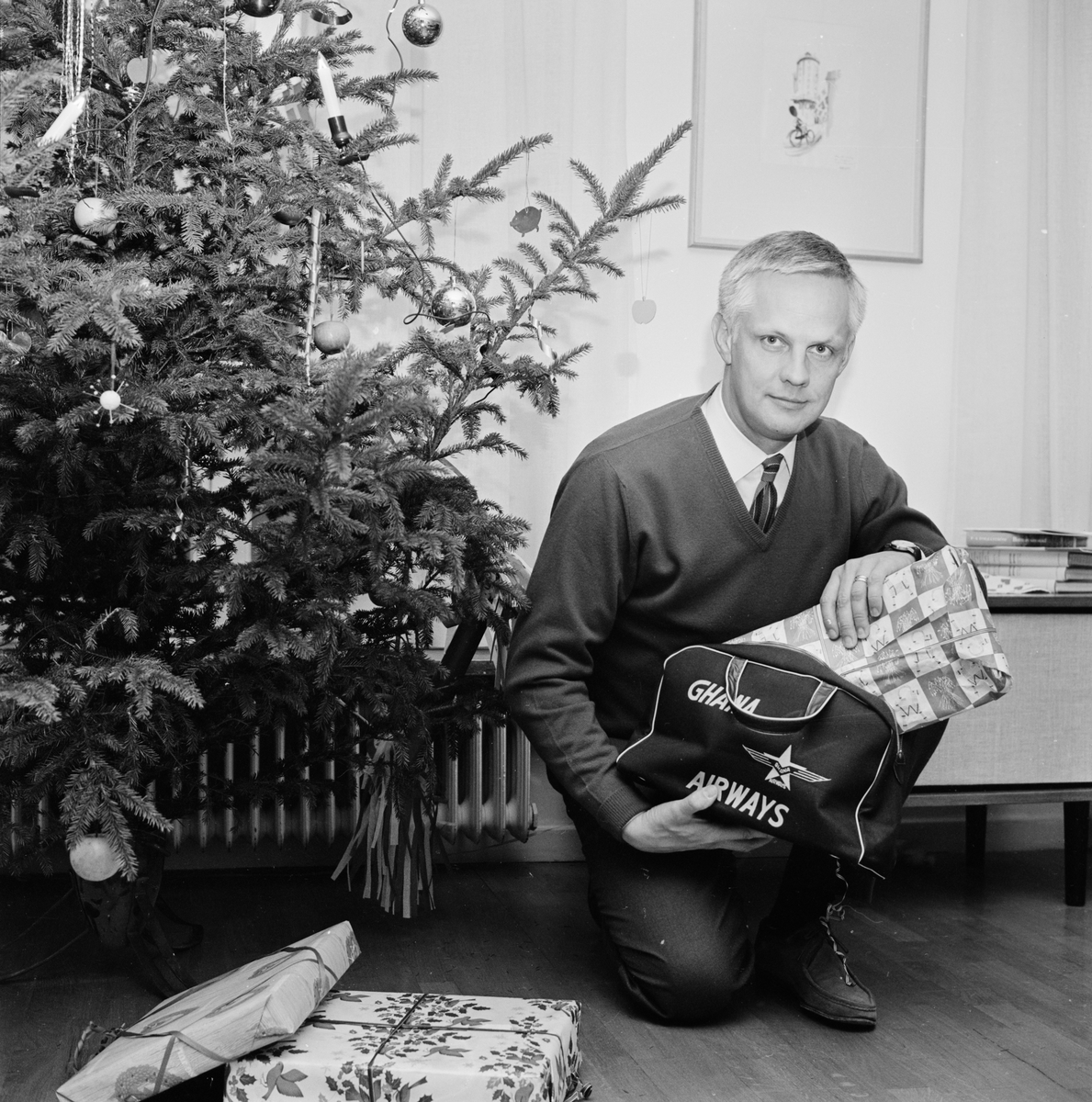 Docent Carl Gösta Widstrand - "Afrikainst. knyter kontakter med Ouagadougou", Uppsala, december 1962