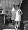 Två kvinnor i sommarstugan