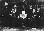 Bagare Olof Käller med familj, ca 1905.