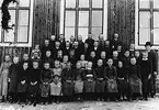 Skolklass, år 1901.