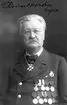 Robert Nordin. Född 7 juni 1845, död 28 juni 1924.           Bankdirektör, Gefle Stads Sparbank.