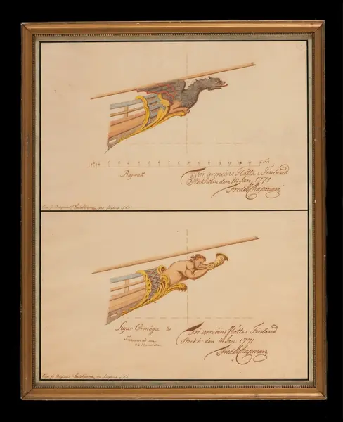 Fartygsornamentsavbildning