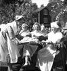 Husmodersträff i Skutskär. 15 augusti 1950.