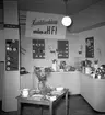 Konsum Alfa, demonstration av köksredskap på varuhuset. 28 september 1950.