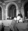 Kommunalmöte på Stadshuset. 4 november 1950.