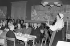 Pensionärsmöte med underhållning. 3 februari 1951.