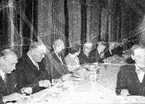 Stadsfullmäktige jubileum på Stadshuset hösten 1951.