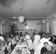 Gävle Manufaktur AB, Strömsbro. Julfest med Lucia. 13 december 1951