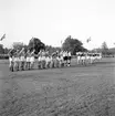 Fotboll på Strömvallen mellan Malmö FF - Gästrikland. 22 juni 1951.