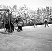 Bandymatch Bollnäs - Skutskär. 13 januari 1952.