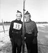 Måsbergsbacken, tävling i elljus och prisutdelning.         15 mars 1952.