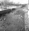 Valskvarn från Gavleån, Drottningbron 21 april 1952.