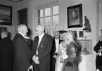 Gästriklands Läkarföreningen firar jubileum på Museet.  24 april 1952.