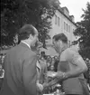 Sverigeloppet, Cyklisterna passerar Gävle. Juli 1952.