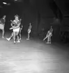 Handboll Gästrikland - Västmanland i exercishallen, I 14.  12 november 1952.