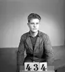 Telegrafverket legitimationskort. 30 juli 1952.
Fotografi nr 434.