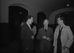 Valmöte på teatern. Den 27 augusti 1946. Finansministern Ernst Wigforss