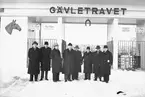 Gävle travsällskap. Besök av norska gäster. Den 7 februari 1947