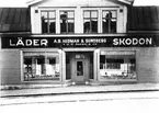 AB Hedman & Sundberg, Läder Skodon. Fd. P. Åberg & Co