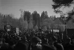 Första majdemonstration. Den 1 maj 1943