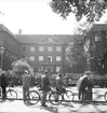 Juni 1944. Stabens korum. Muséets gårdsplan