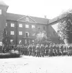 Juni 1944. Stabens korum. Muséets gårdsplan