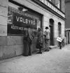 Valbyrån vid  Femte Tvärgatan, Brynäs. Den 10 September 1944. Reportage för Arbetarbladet