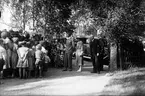 Kronprinsparet Gustaf Adolf och Louise på 9-dagarsfärd genom Norrland. Under de sista dagarna juni och första dagarna i juli 1934.