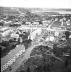 Flygbild över Brynäs. År 1940.