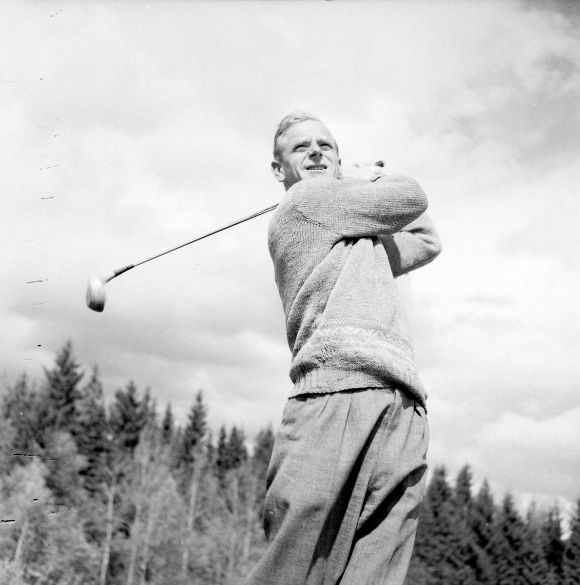 Golf på Sommersetra i Bymarka med Bill Spence