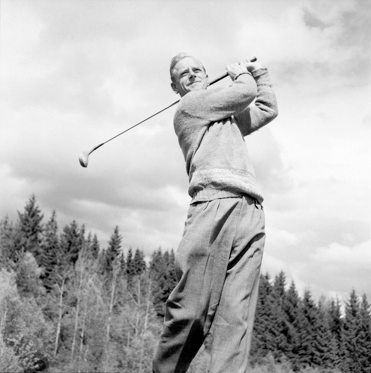 Golf på Sommersetra i Bymarka med Bill Spence