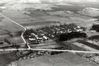 Flygfoto över Övra Sandby i Bredsättra socken.