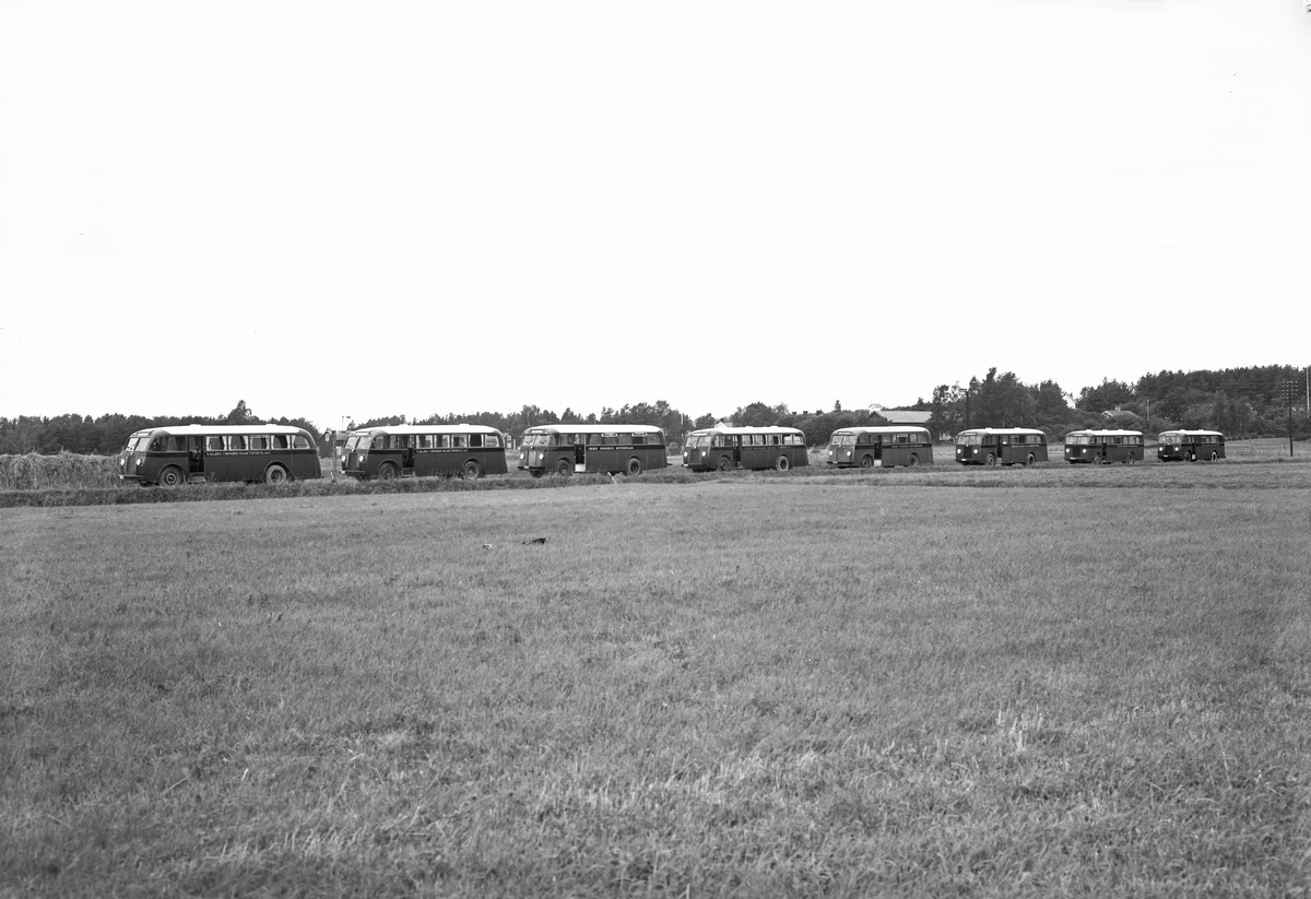 Bussbolaget startade 1923 och ombildades 1925 till
Valbo Omnibuss AB
Nybo

Augusti 1938