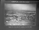 Gefle, sedt från vester. Taget från Chevilliard:s aeroplan den 25 - 9 1913. Kopia