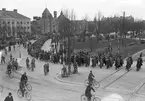 Första maj demonstration