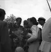 Seminariet examen för folkskollärare. 1947. Beställt av Elisabeth Gustafsson, Hultet Winnerstad, Motala. Åke Edfeldt, Marielund, Gagnef. Kjell Emanuelsson, Box 148, Dorotea. Sven-Eric Lindgren, Storgatan 43, Östersund. Reportage för Norrlands-Posten.