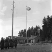 Stagården, ca 1945. Stagårdens kursgård ägdes en gång av militären.