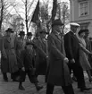 1 maj demonstration i Gävle. 1945.