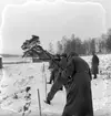 Från hemvärnsövningar. 17 november 1946.