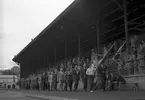 Riksidrottsförbundets medaljutdelning på Strömvallen.     7 juni 1953.