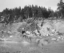 Motorcrosstävling i Valbo. 27 september 1953.