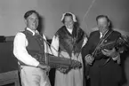 Spelmansstämma. Folkmusik - konferens på Folkparken. 13 september 1953.