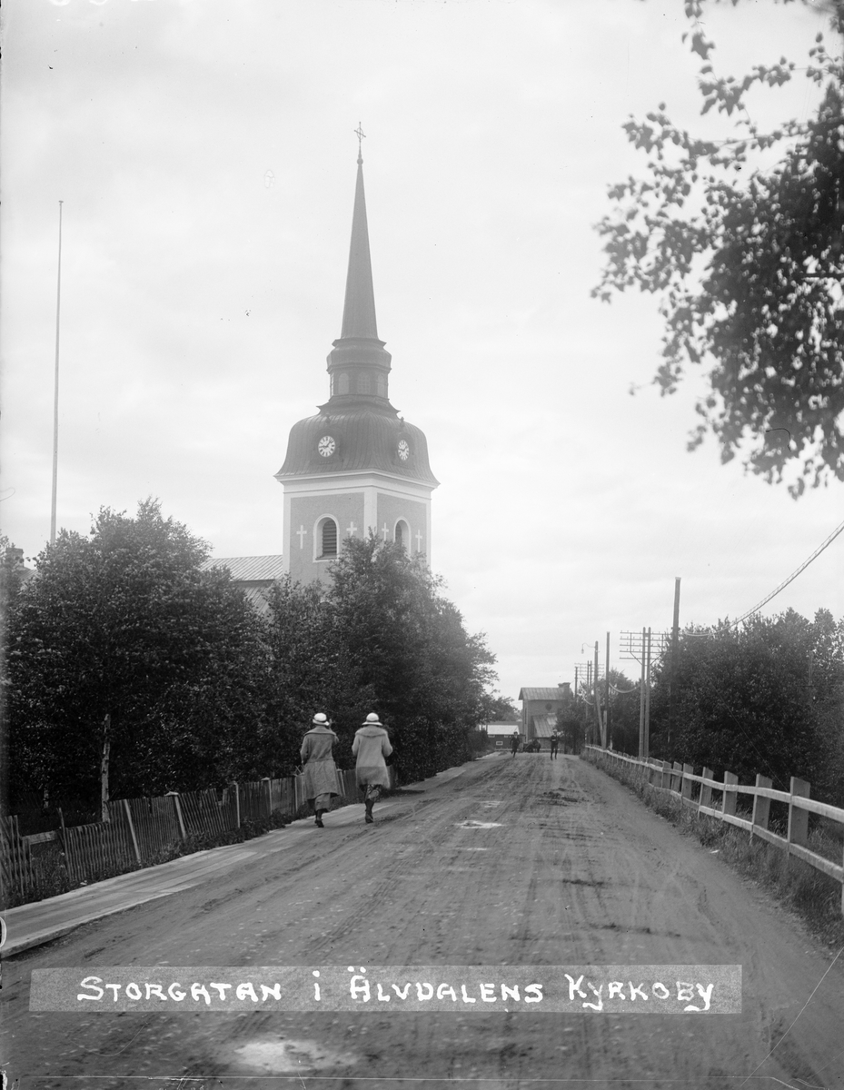 "Älvdalens kyrka", Dalarna 1921