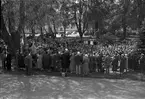 Borgarskolan. Examensdag och skolavslutning.            12 juni 1953.