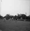 Fotbollsmatsch mellan Gävle - Ljusdal på Strömvallen i Gävle. 11 seprember 1955.
Reportage i Ljusdals-Posten.