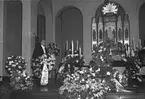 Direktör Frydéns jordfästning Staffans kyrka Gävle.      År 1948.