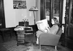 Från Folkpartiets valbyrå Södra Kungsgatan År 1948. Reportage frö Svenska Morgonbladet.