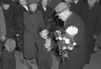 Redaktör Norlings avsked från stadsfullmäktige.           24 oktober 1948.