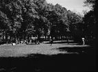 Stadsträdgårdens lekstuga. Juni 1943