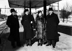 Reportage för Arbetarbladet. Finlandsföredragshållare. Den 30 Februari 1940